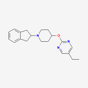 2-{[1-(2,3-dihydro-1H-inden-2-yl)piperidin-4-yl]oxy}-5-ethylpyrimidine