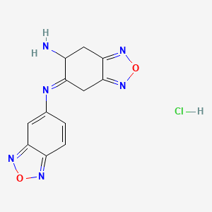 {N}-[(5{Z})-6-amino-6,7-dihydro-2,1,3-benzoxadiazol-5(4{H})-ylidene]-2,1,3-benzoxadiazol-5-amine