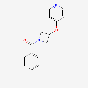 4-{[1-(4-Methylbenzoyl)azetidin-3-yl]oxy}pyridine