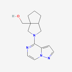 (2-{Pyrazolo[1,5-a]pyrazin-4-yl}-octahydrocyclopenta[c]pyrrol-3a-yl)methanol