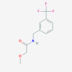 2-methoxy-N-{[3-(trifluoromethyl)phenyl]methyl}acetamide