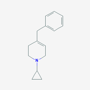 molecular formula C15H19N B122342 4-Benzyl-1-cyclopropyl-1,2,3,6-tetrahydropyridine CAS No. 158271-18-2