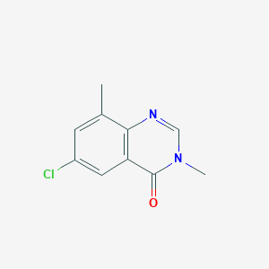 6-Chloro-3,8-dimethyl-3,4-dihydroquinazolin-4-one