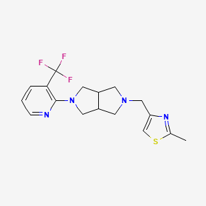 2-{5-[(2-Methyl-1,3-thiazol-4-yl)methyl]-octahydropyrrolo[3,4-c]pyrrol-2-yl}-3-(trifluoromethyl)pyridine