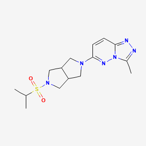 2-{3-Methyl-[1,2,4]triazolo[4,3-b]pyridazin-6-yl}-5-(propane-2-sulfonyl)-octahydropyrrolo[3,4-c]pyrrole