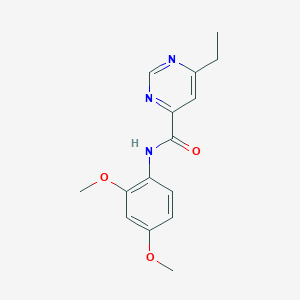 N-(2,4-dimethoxyphenyl)-6-ethylpyrimidine-4-carboxamide