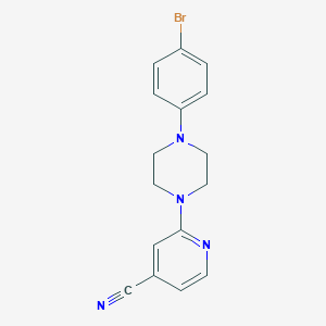 2-[4-(4-Bromophenyl)piperazin-1-yl]pyridine-4-carbonitrile