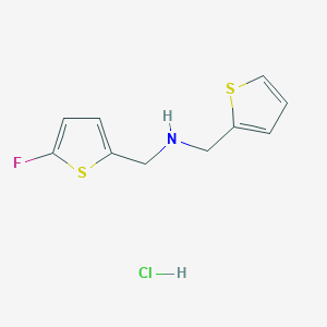 1-(5-fluoro-2-thienyl)-N-(2-thienylmethyl)methanamine