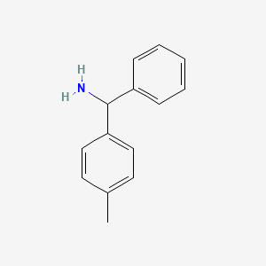 molecular formula C14H15N B1223480 4-甲基二苯甲胺 CAS No. 55095-21-1