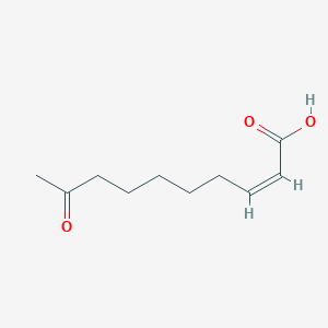 (2Z)-9-oxodec-2-enoic acid