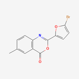 2-(5-Bromo-2-furanyl)-6-methyl-3,1-benzoxazin-4-one