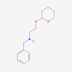 molecular formula C14H21NO2 B122353 2-(Benzylaminoethoxy)tetrahydropyran CAS No. 390401-24-8
