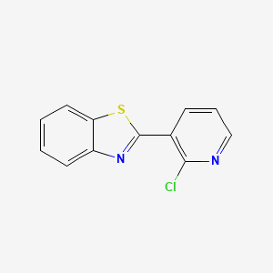 B1223550 2-(2-Chloro-3-pyridinyl)-1,3-benzothiazole CAS No. 339112-40-2