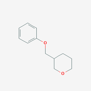 molecular formula C12H16O2 B12235902 3-(Phenoxymethyl)oxane 