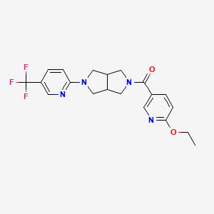 2-[5-(6-Ethoxypyridine-3-carbonyl)-octahydropyrrolo[3,4-c]pyrrol-2-yl]-5-(trifluoromethyl)pyridine