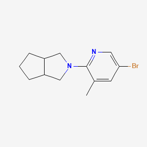 5-Bromo-3-methyl-2-{octahydrocyclopenta[c]pyrrol-2-yl}pyridine