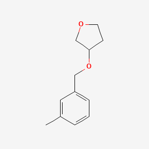 3-[(3-Methylphenyl)methoxy]oxolane