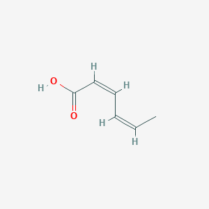 molecular formula C6H8O2 B1223600 (2Z,4Z)-hexa-2,4-dienoic acid 