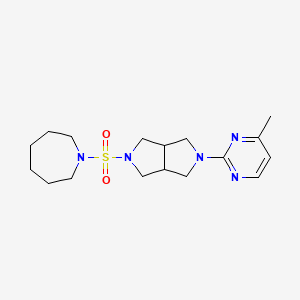 1-{[5-(4-Methylpyrimidin-2-yl)-octahydropyrrolo[3,4-c]pyrrol-2-yl]sulfonyl}azepane