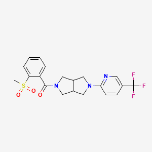 2-[5-(2-Methanesulfonylbenzoyl)-octahydropyrrolo[3,4-c]pyrrol-2-yl]-5-(trifluoromethyl)pyridine