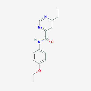 N-(4-ethoxyphenyl)-6-ethylpyrimidine-4-carboxamide