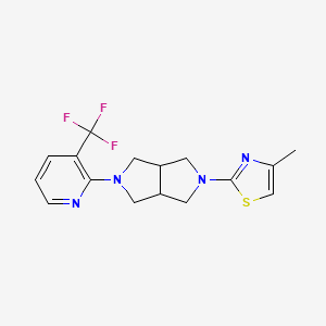 2-[5-(4-Methyl-1,3-thiazol-2-yl)-octahydropyrrolo[3,4-c]pyrrol-2-yl]-3-(trifluoromethyl)pyridine