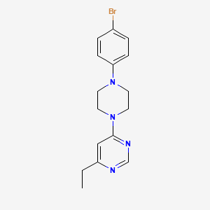 4-[4-(4-Bromophenyl)piperazin-1-yl]-6-ethylpyrimidine