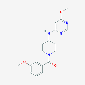 6-methoxy-N-[1-(3-methoxybenzoyl)piperidin-4-yl]pyrimidin-4-amine