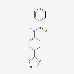 N-[4-(5-oxazolyl)phenyl]benzamide