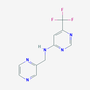 N-[(pyrazin-2-yl)methyl]-6-(trifluoromethyl)pyrimidin-4-amine