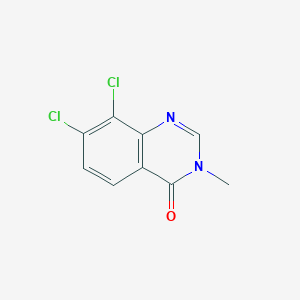 7,8-Dichloro-3-methyl-3,4-dihydroquinazolin-4-one