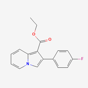 Ethyl 2-(4-fluorophenyl)indolizine-1-carboxylate