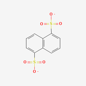 molecular formula C10H6O6S2-2 B1223632 Naphthalene-1,5-disulfonate CAS No. 49735-71-9