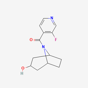 8-(3-Fluoropyridine-4-carbonyl)-8-azabicyclo[3.2.1]octan-3-ol