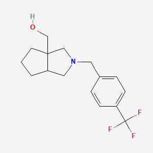 (2-{[4-(Trifluoromethyl)phenyl]methyl}-octahydrocyclopenta[c]pyrrol-3a-yl)methanol