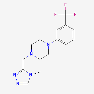 1-[(4-methyl-4H-1,2,4-triazol-3-yl)methyl]-4-[3-(trifluoromethyl)phenyl]piperazine