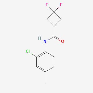 N-(2-chloro-4-methylphenyl)-3,3-difluorocyclobutane-1-carboxamide