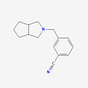 3-({Octahydrocyclopenta[c]pyrrol-2-yl}methyl)benzonitrile