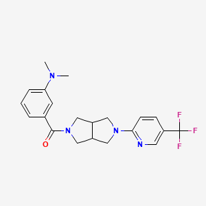 N,N-dimethyl-3-{5-[5-(trifluoromethyl)pyridin-2-yl]-octahydropyrrolo[3,4-c]pyrrole-2-carbonyl}aniline