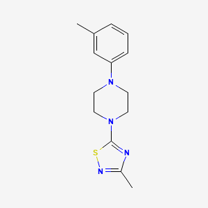 1-(3-Methyl-1,2,4-thiadiazol-5-yl)-4-(3-methylphenyl)piperazine