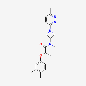 2-(3,4-dimethylphenoxy)-N-methyl-N-[1-(6-methylpyridazin-3-yl)azetidin-3-yl]propanamide