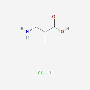 molecular formula C4H10ClNO2 B122366 3-氨基-2-甲基丙酸盐酸盐 CAS No. 28267-25-6