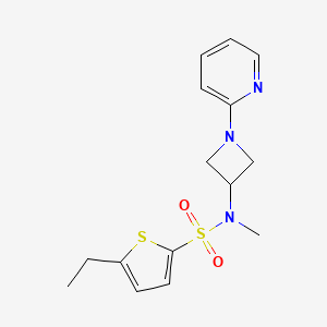 5-ethyl-N-methyl-N-[1-(pyridin-2-yl)azetidin-3-yl]thiophene-2-sulfonamide