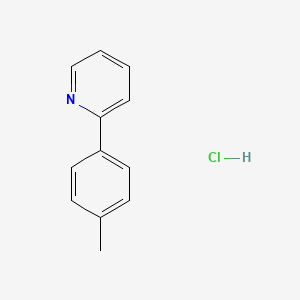 molecular formula C12H12ClN B12236639 2-(4-Methylphenyl)pyridine hydrochloride 