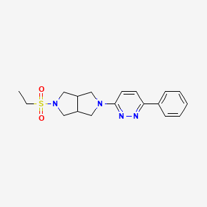 3-[5-(Ethanesulfonyl)-octahydropyrrolo[3,4-c]pyrrol-2-yl]-6-phenylpyridazine