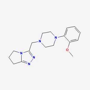 1-(2-methoxyphenyl)-4-({5H,6H,7H-pyrrolo[2,1-c][1,2,4]triazol-3-yl}methyl)piperazine