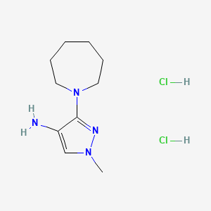 3-azepan-1-yl-1-methyl-1H-pyrazol-4-amine