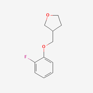 3-[(2-Fluorophenoxy)methyl]oxolane