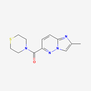 4-{2-Methylimidazo[1,2-b]pyridazine-6-carbonyl}thiomorpholine