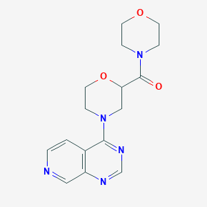 2-(Morpholine-4-carbonyl)-4-{pyrido[3,4-d]pyrimidin-4-yl}morpholine